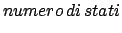 $\displaystyle numero\, di\, stati$