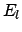 $E_{l}$