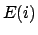 $E(i)$