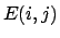 $E(i,j)$