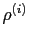 $ \rho^{(i)}$