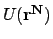 $U(\mathbf{r^{N}})$